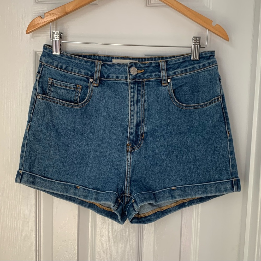 PacSun Denim High-Rise Mom Shorts